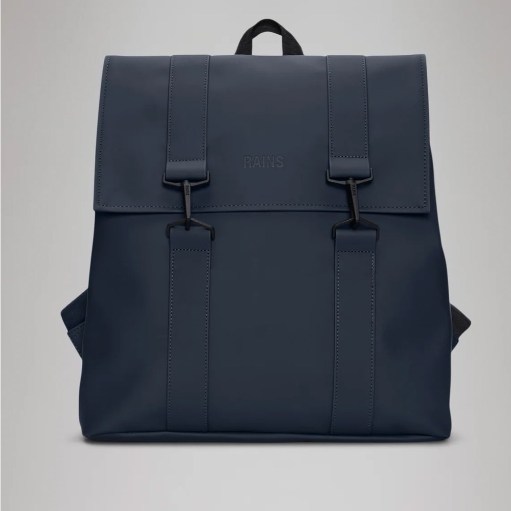 RAINS MSN waterproof backpack messenger bag 💦 navy